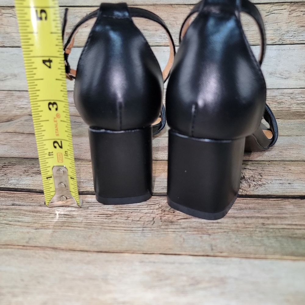 Dream pairs black chunky heel sandals 5 - Picture 5 of 7